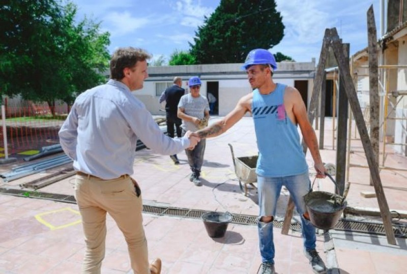 El Municipio licit obras para la Secundaria 2 de Sierras Bayas